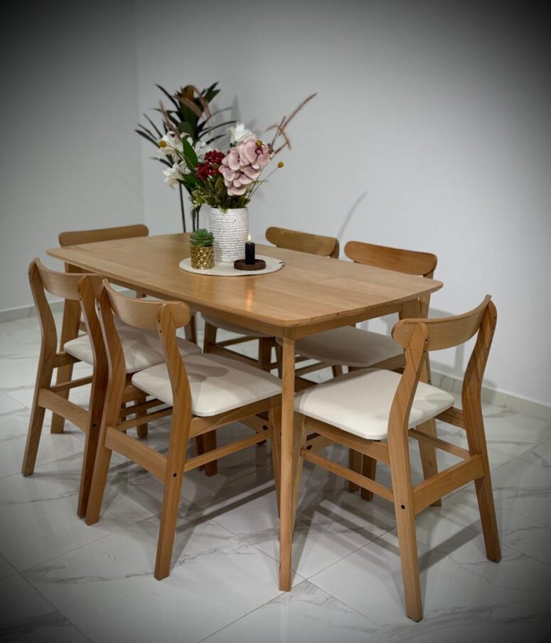 TABLE DE CUISINE 06 CHAISES – Image 5